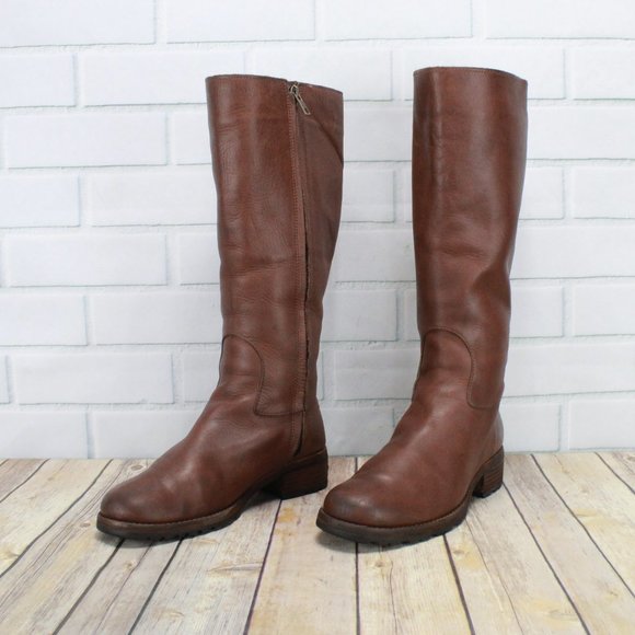 shearling lined riding boots